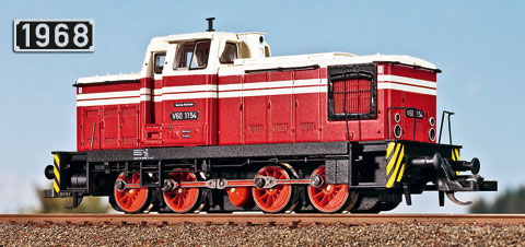 Tillig: V60D der DR (1968)